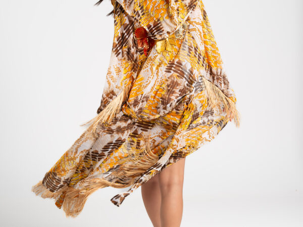 Kimono CAROLINE – geometria czułości, kolory ziemi